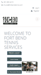 Mobile Screenshot of fortbendtennis.com